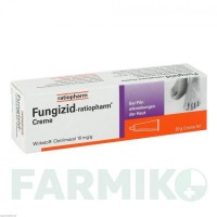 ФУНГІЦИД (FUNGIZID) крем 20 г - Клотримазол RATIOPHARM