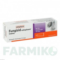 ФУНГИЦИД (FUNGIZID) крем 20 г - Клотримазол RATIOPHARM