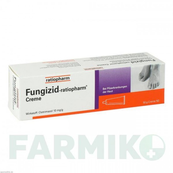 ФУНГІЦИД (FUNGIZID) крем 50 г - Клотримазол RATIOPHARM