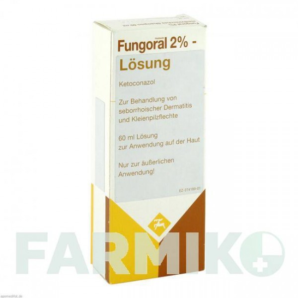 ФУНГОРАЛ (FUNGORAL) раствор 60 мл - Кетоконазол EURIMPHARM