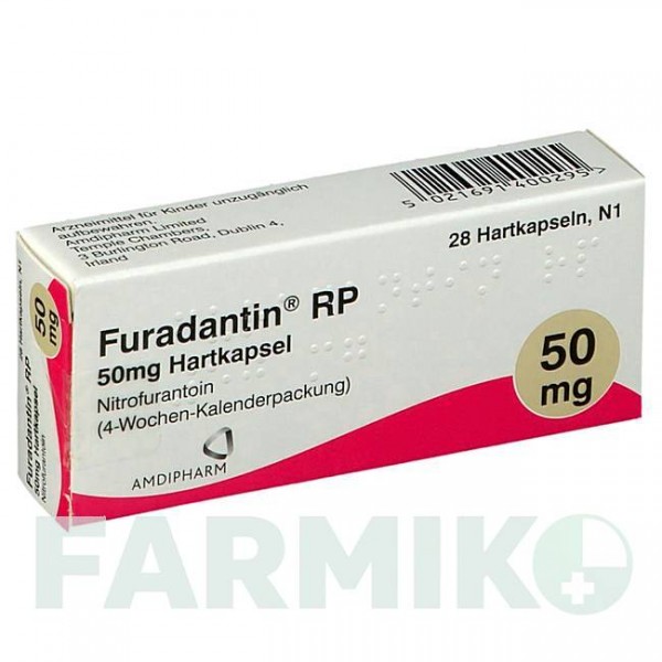 ФУРАДАНТИН (FURADANTIN) капсулы 28 шт - Нитрофурантоин AMDIPHARM