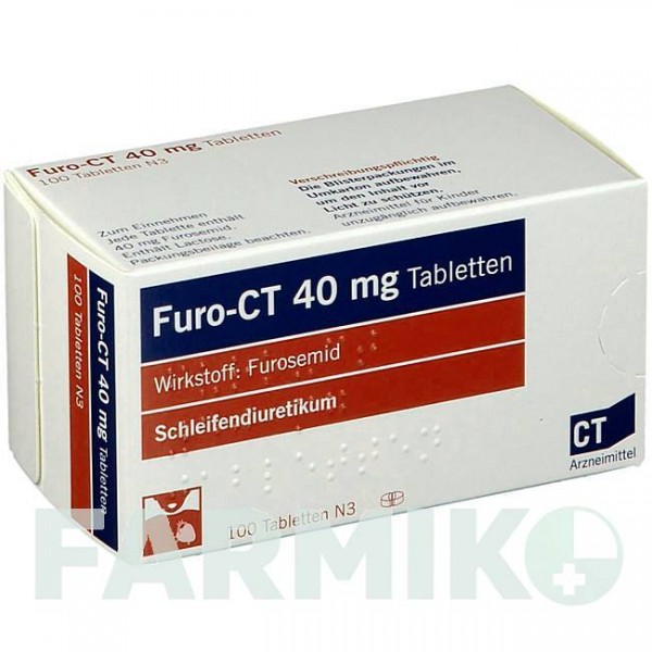 ФУРО (FURO) 40 мг таблетки 100 шт - Фуросемид ABZ PHARMA