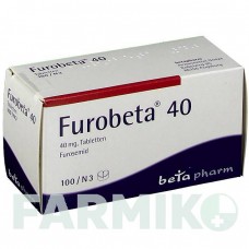ФУРОБЕТА (FUROBETA) 40 таблетки 100 шт - Фуросемид BETAPHARM