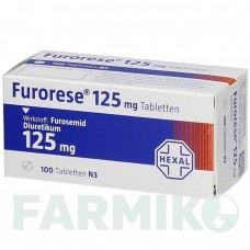 ФУРОРЕЗЕ (FURORESE) 125 мг таблетки 100 шт - Фуросемид HEXAL