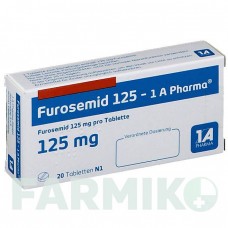 ФУРОСЕМІД (FUROSEMID) 125 таблетки 20 шт - Фуросемід 1 A PHARMA