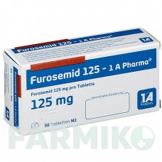 ФУРОСЕМІД (FUROSEMID) 125 таблетки 50 шт - Фуросемід 1 A PHARMA