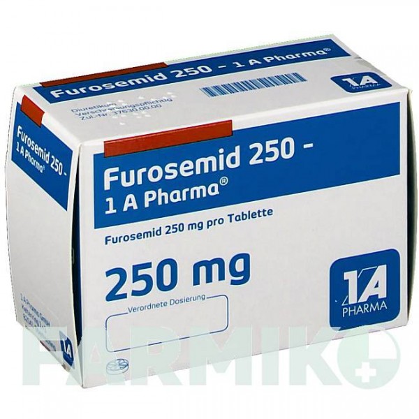 ФУРОСЕМІД (FUROSEMID) 250 таблетки 50 шт - Фуросемід 1 A PHARMA