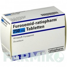 ФУРОСЕМІД (FUROSEMID) 250 мг таблетки 100 шт - Фуросемід RATIOPHARM