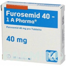 ФУРОСЕМІД (FUROSEMID) 40 таблетки 50 шт - Фуросемід 1 A PHARMA