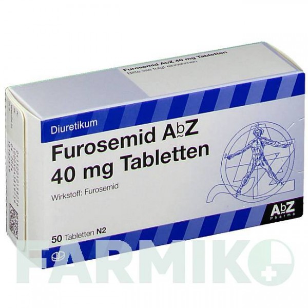 ФУРОСЕМИД (FUROSEMID) 40 мг таблетки 50 шт - Фуросемид ABZ PHARMA