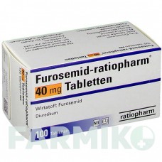 ФУРОСЕМІД (FUROSEMID) 40 мг таблетки 100 шт - Фуросемід RATIOPHARM