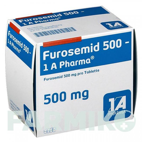 ФУРОСЕМІД (FUROSEMID) 500 таблетки 50 шт - Фуросемід 1 A PHARMA