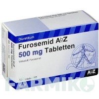ФУРОСЕМІД (FUROSEMID) 500 мг таблетки 50 шт - Фуросемід ABZ PHARMA