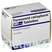 ФУРОСЕМІД (FUROSEMID) 500 мг таблетки 100 шт - Фуросемід RATIOPHARM