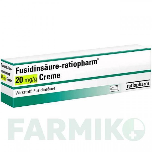 ФУЗИДИНСАУР (FUSIDINSAURE) 20 мг/г крем 30 г - Фузидова кислота RATIOPHARM