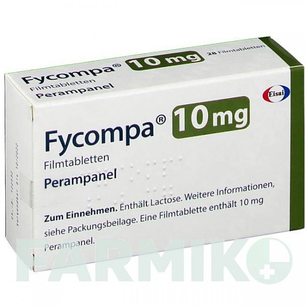 ФАЙКОМПА (FYCOMPA) 10 мг таблетки 28 шт - Перампанель EISAI