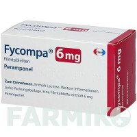 ФАЙКОМПА (FYCOMPA) 6 мг таблетки 98 шт - Перампанель EISAI