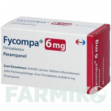 ФАЙКОМПА (FYCOMPA) 6 мг таблетки 98 шт - Перампанель EISAI