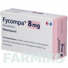 ФАЙКОМПА (FYCOMPA) 8 мг таблетки 28 шт - Перампанель EISAI