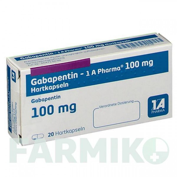 ГАБАПЕНТИН (GABAPENTIN) 100 мг капсули 20 шт - Габапентин 1 A PHARMA