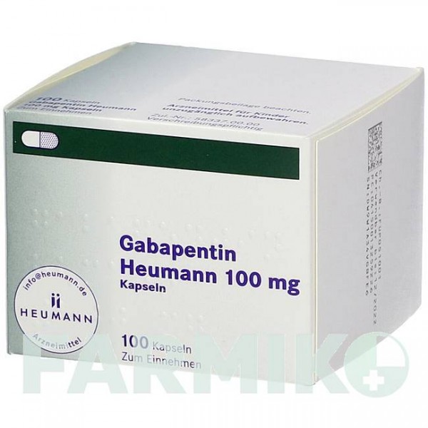 ГАБАПЕНТИН (GABAPENTIN) 100 мг капсули 200 шт - Габапентин HEUMANN PHARMA