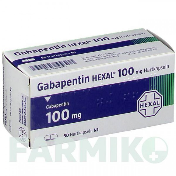 ГАБАПЕНТИН (GABAPENTIN) 100 мг капсулы 50 шт - Габапентин HEXAL