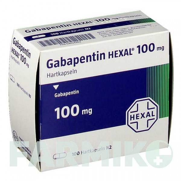 ГАБАПЕНТИН (GABAPENTIN) 100 мг капсулы 100 шт - Габапентин HEXAL