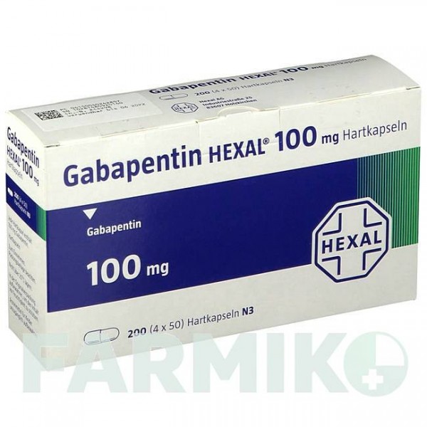 ГАБАПЕНТИН (GABAPENTIN) 100 мг капсули 2x100 шт - Габапентин HEXAL