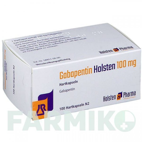 ГАБАПЕНТИН (GABAPENTIN) 100 мг капсули 100 шт - Габапентин HOLSTEN PHARMA