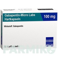 ГАБАПЕНТИН (GABAPENTIN) 100 мг капсулы 20 шт - Габапентин MICRO LABS