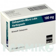 ГАБАПЕНТИН (GABAPENTIN) 100 мг капсулы 50 шт - Габапентин MICRO LABS