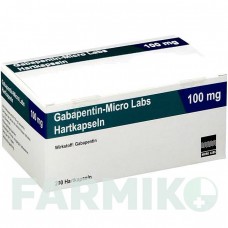 ГАБАПЕНТИН (GABAPENTIN) 100 мг капсулы 200 шт - Габапентин MICRO LABS