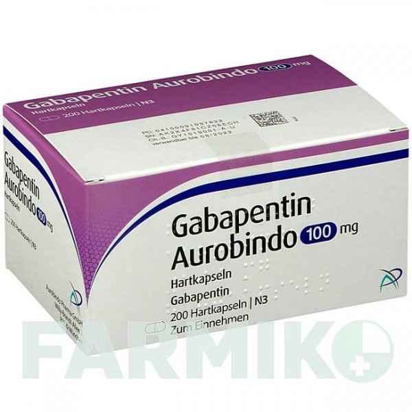 ГАБАПЕНТИН (GABAPENTIN) 100 мг капсули 200 шт - Габапентин PUREN PHARMA