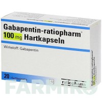ГАБАПЕНТИН (GABAPENTIN) 100 мг капсули 20 шт - Габапентин RATIOPHARM