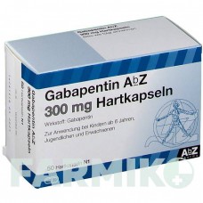 ГАБАПЕНТИН (GABAPENTIN) 300 мг капсулы 50 шт - Габапентин ABZ PHARMA