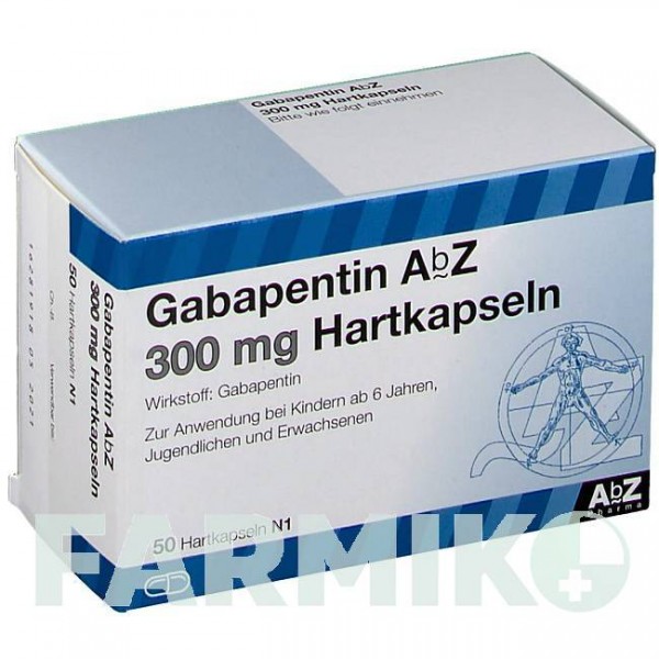 ГАБАПЕНТИН (GABAPENTIN) 300 мг капсулы 50 шт - Габапентин ABZ PHARMA