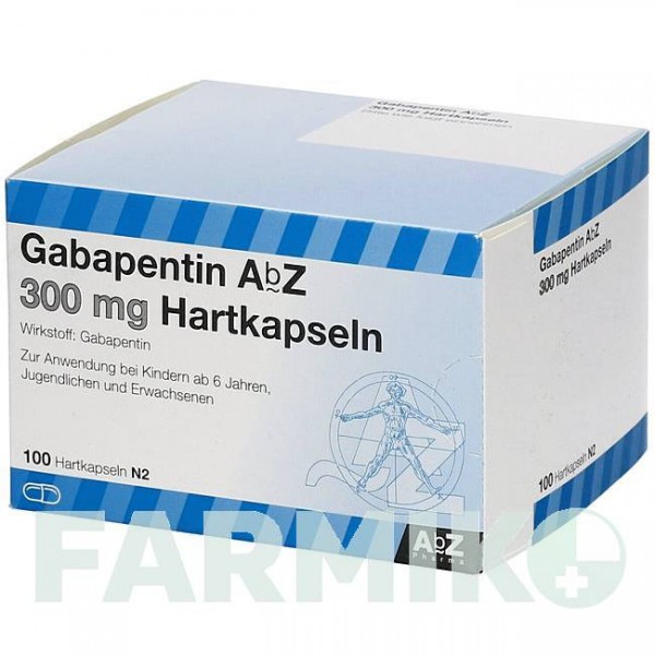 ГАБАПЕНТИН (GABAPENTIN) 300 мг капсулы 100 шт - Габапентин ABZ PHARMA