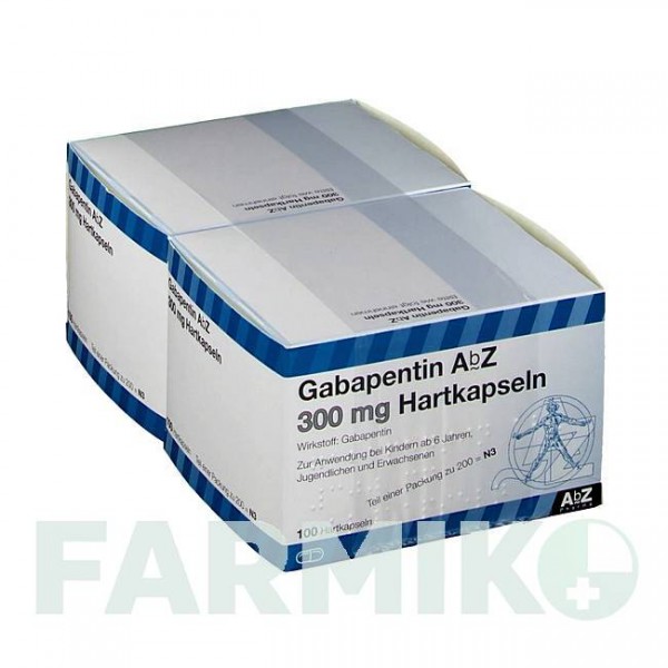 ГАБАПЕНТИН (GABAPENTIN) 300 мг капсулы 200 шт - Габапентин ABZ PHARMA