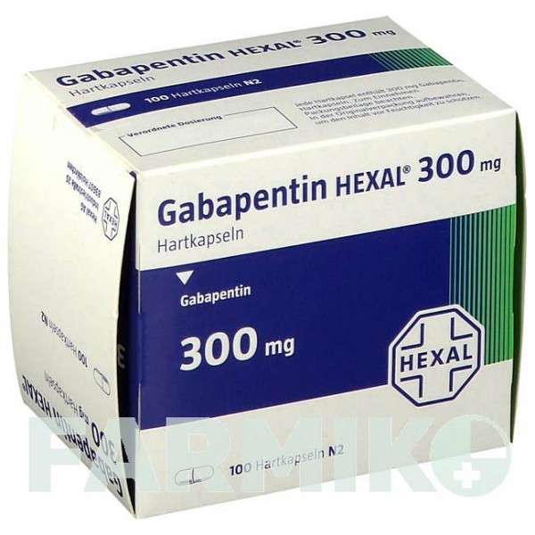 ГАБАПЕНТИН (GABAPENTIN) 300 мг капсули 100 шт - Габапентин HEXAL