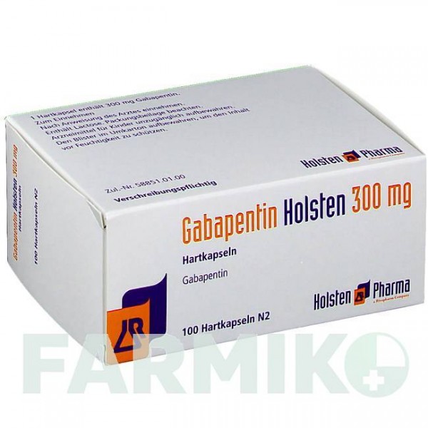 ГАБАПЕНТИН (GABAPENTIN) 300 мг капсулы 100 шт - Габапентин HOLSTEN PHARMA