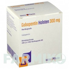 ГАБАПЕНТИН (GABAPENTIN) 300 мг капсулы 200 шт - Габапентин HOLSTEN PHARMA