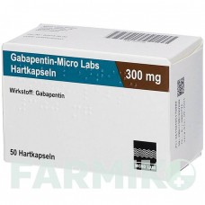 ГАБАПЕНТИН (GABAPENTIN) 300 мг капсулы 50 шт - Габапентин MICRO LABS