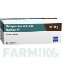 ГАБАПЕНТИН (GABAPENTIN) 300 мг капсули 200 шт - Габапентин MICRO LABS