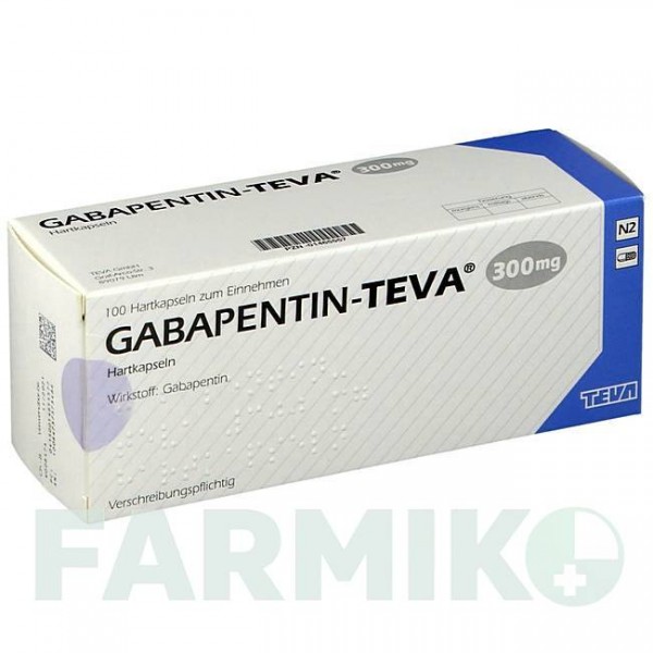 ГАБАПЕНТИН (GABAPENTIN) 300 мг капсулы 100 шт - Габапентин TEVA