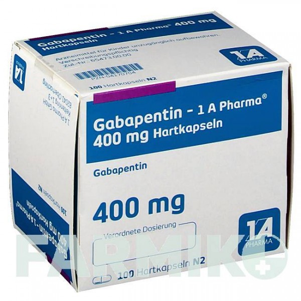 ГАБАПЕНТИН (GABAPENTIN) 400 мг капсулы 100 шт - Габапентин 1 A PHARMA