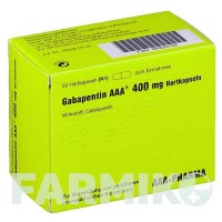 ГАБАПЕНТИН (GABAPENTIN) 400 мг капсули 50 шт - Габапентин AAA - PHARMA