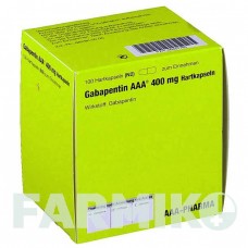 ГАБАПЕНТИН (GABAPENTIN) 400 мг капсули 100 шт - Габапентин AAA - PHARMA