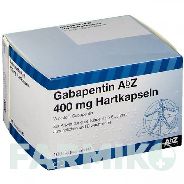 ГАБАПЕНТИН (GABAPENTIN) 400 мг капсулы 200 шт - Габапентин ABZ PHARMA
