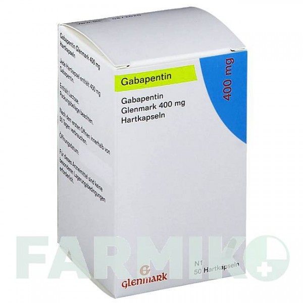ГАБАПЕНТИН (GABAPENTIN) 400 мг капсулы 50 шт - Габапентин GLENMARK