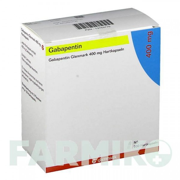 ГАБАПЕНТИН (GABAPENTIN) 400 мг капсули 200 шт - Габапентин GLENMARK
